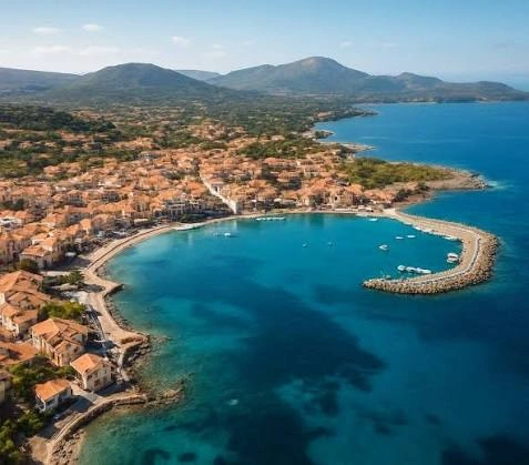Puerto de Golfo Aranci, en el noreste de Cerdeña